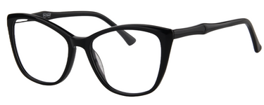 Women Access Eyeglasses : Carole - Black - SpecSMART Eye Clinic (Diagonal View)